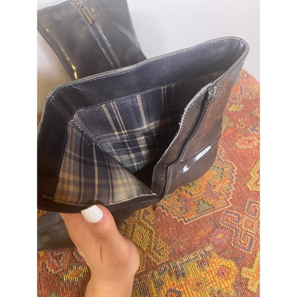 VINTAGE Vero Cuoio Black Leather Italian Booties 9 - Picture 6 of 7